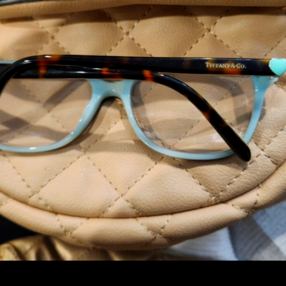 Tiffany & Co. tortoise frame with monochomatoc lenses
